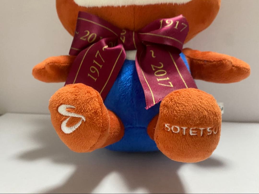 限定品　そうにゃん　ぬいぐるみ　100周年　限定　数量限定　赤リボン