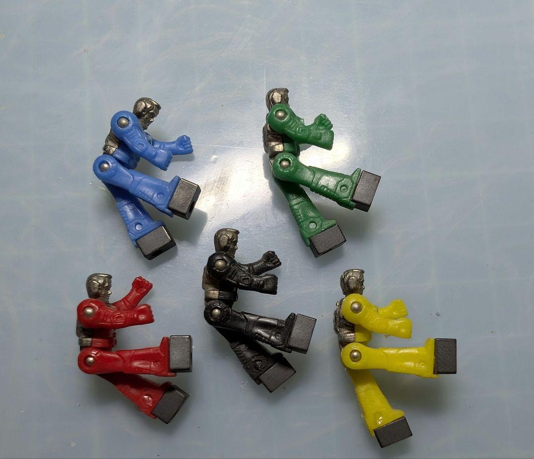 当時物 ダイアクロン隊員5点セット タカラ玩具 戦隊 超合金 ビンテージ　レトロ