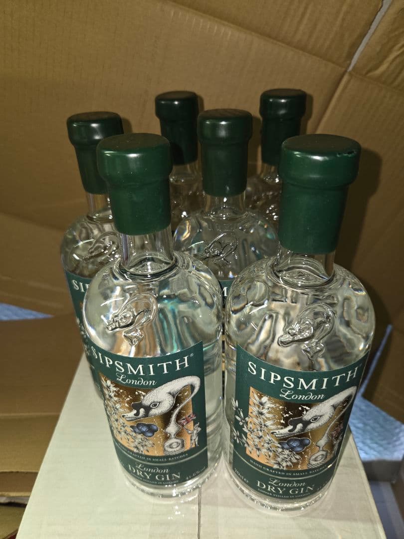 Sipsmith London Dry Gin 700ml 6本セット