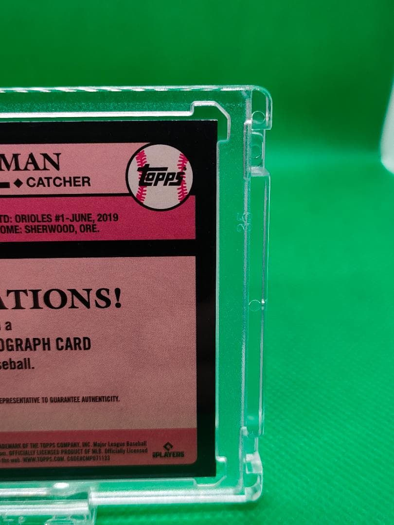 【美品】Adley Rutschman_オンカード直筆サイン_