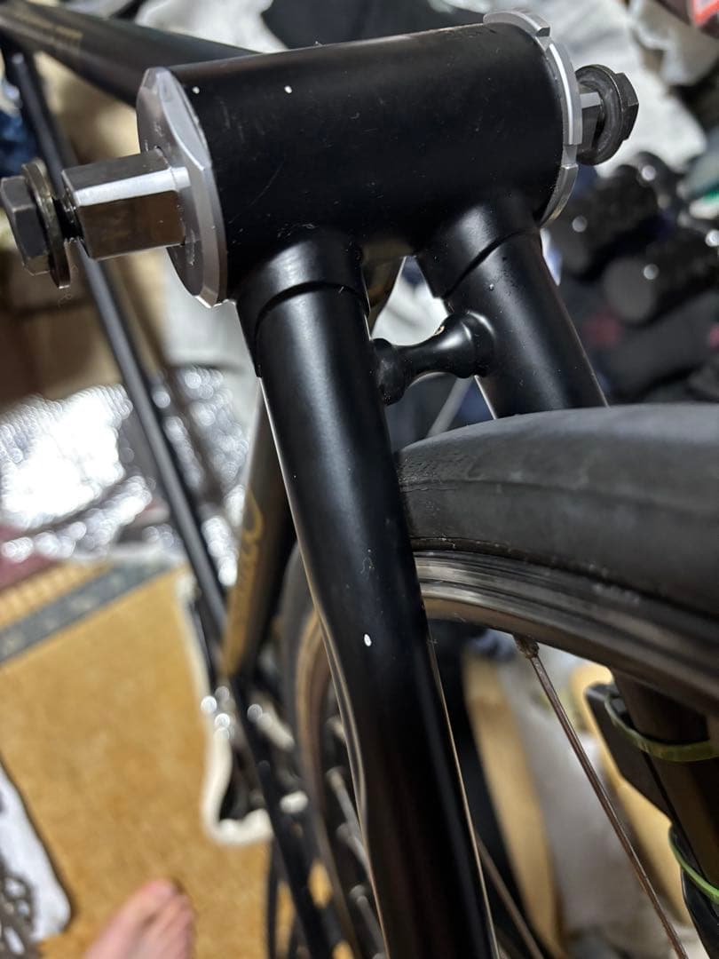 MAKINO ピスト・シングルスピードフレーム ブラックnjs 競輪 限定値下げ