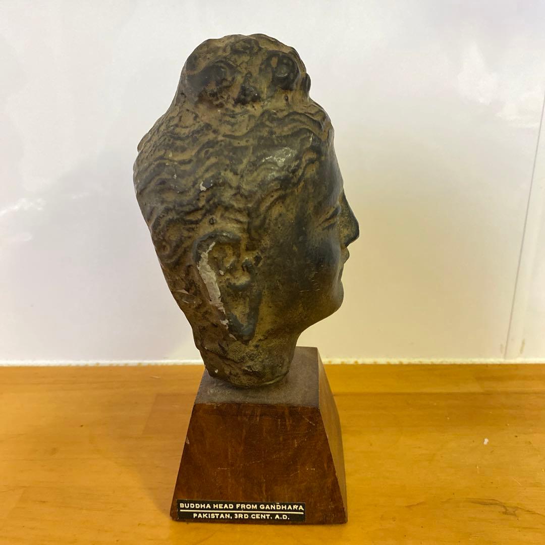 仏教美術 ガンダーラ 仏頭 樹脂製