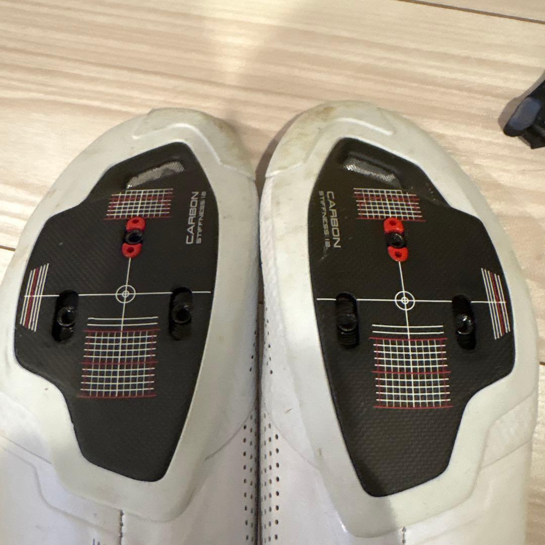 SHIMANO S-PHYRE ホワイトシューズ　SH-RC903 中古