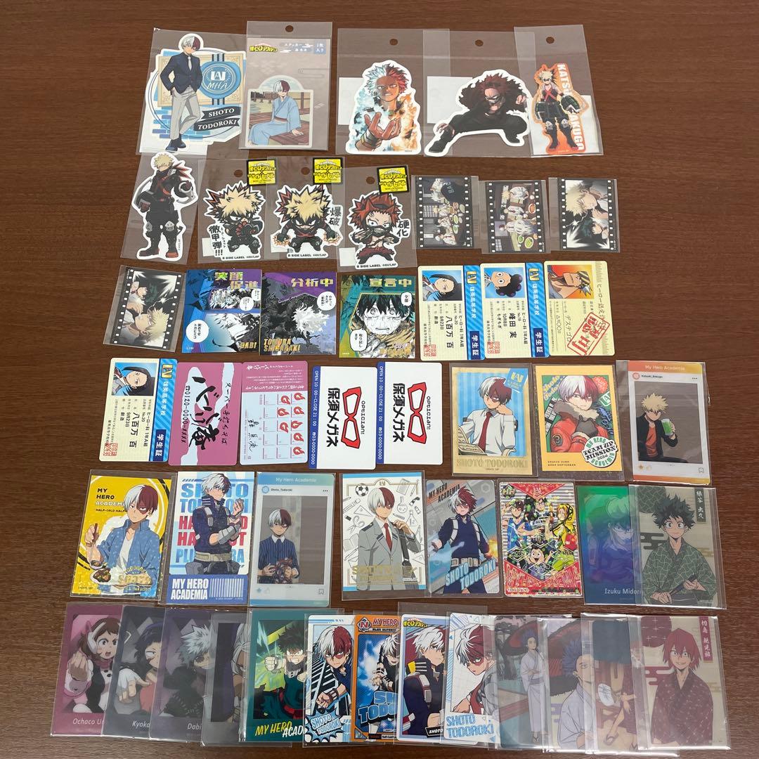 ❶僕のヒーローアカデミア ヒロアカ 特典ポストカード 色紙 紙類 大量まとめ売り
