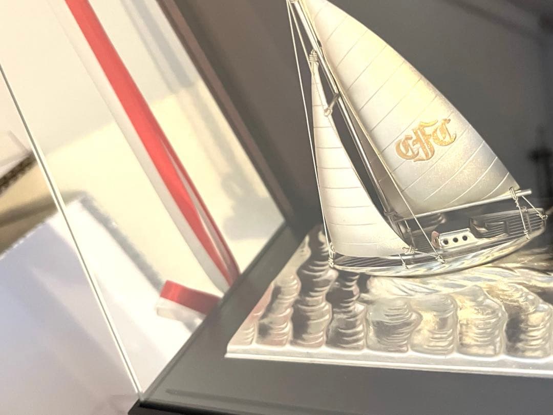 Silver 985 Takehiko ヨット 7号 銀製 武比古