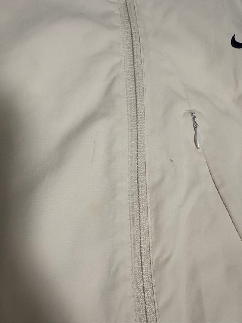 【Nike 】2wayウィンドブレーカー　XL ホワイト/ネイビー