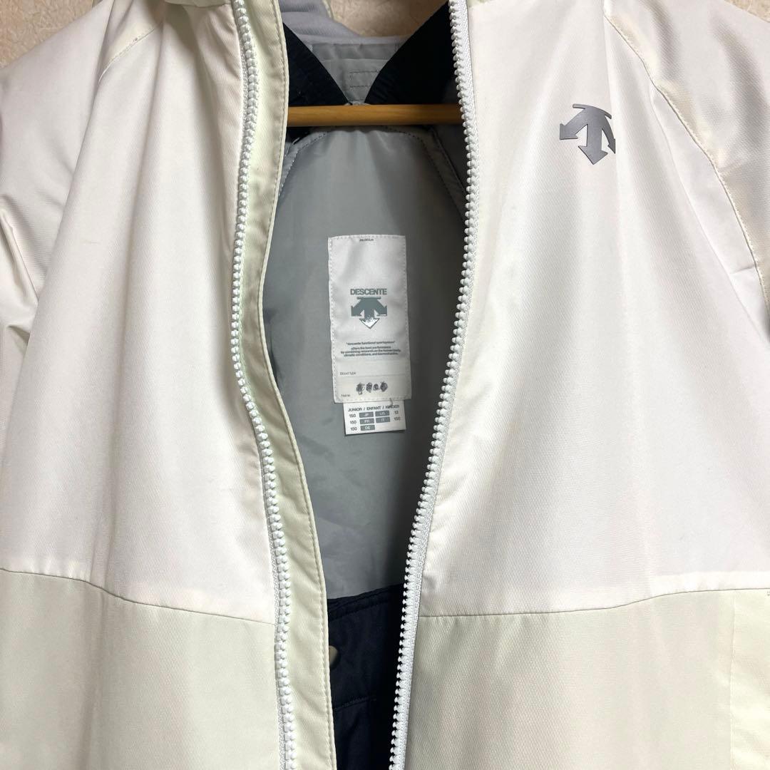 子ども用スキーウェア DESCENTE デサント　150 女の子　ホワイト