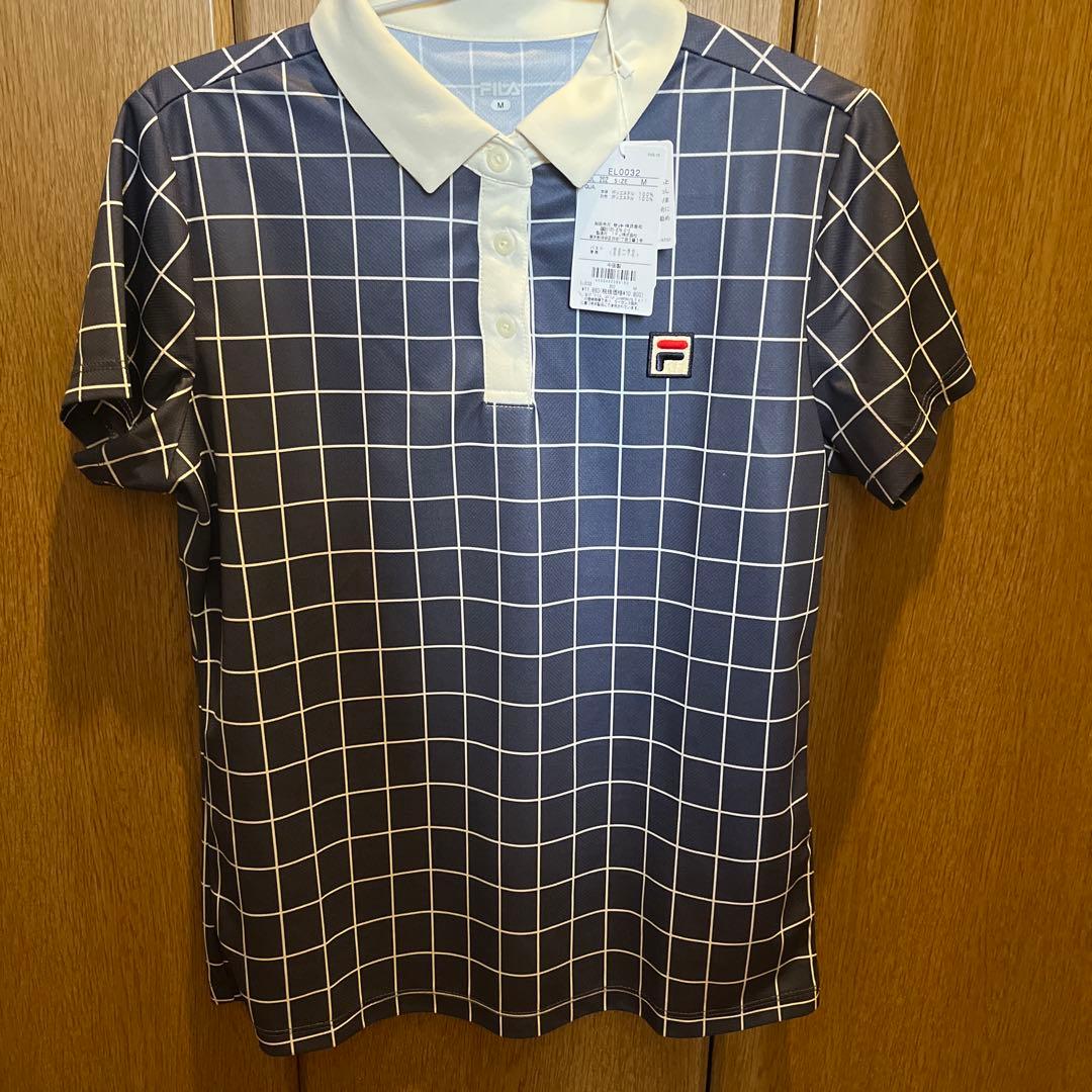 春さん専用FILA レディーステニスウェア チェック柄 ポロシャツ 新作