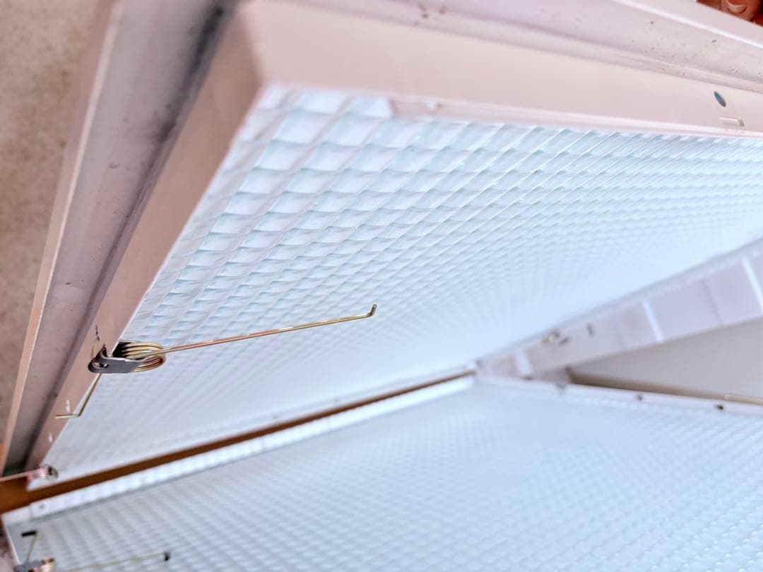 4枚セット 昭和 レトロ 型板 ガラス ガラス板 60センチ