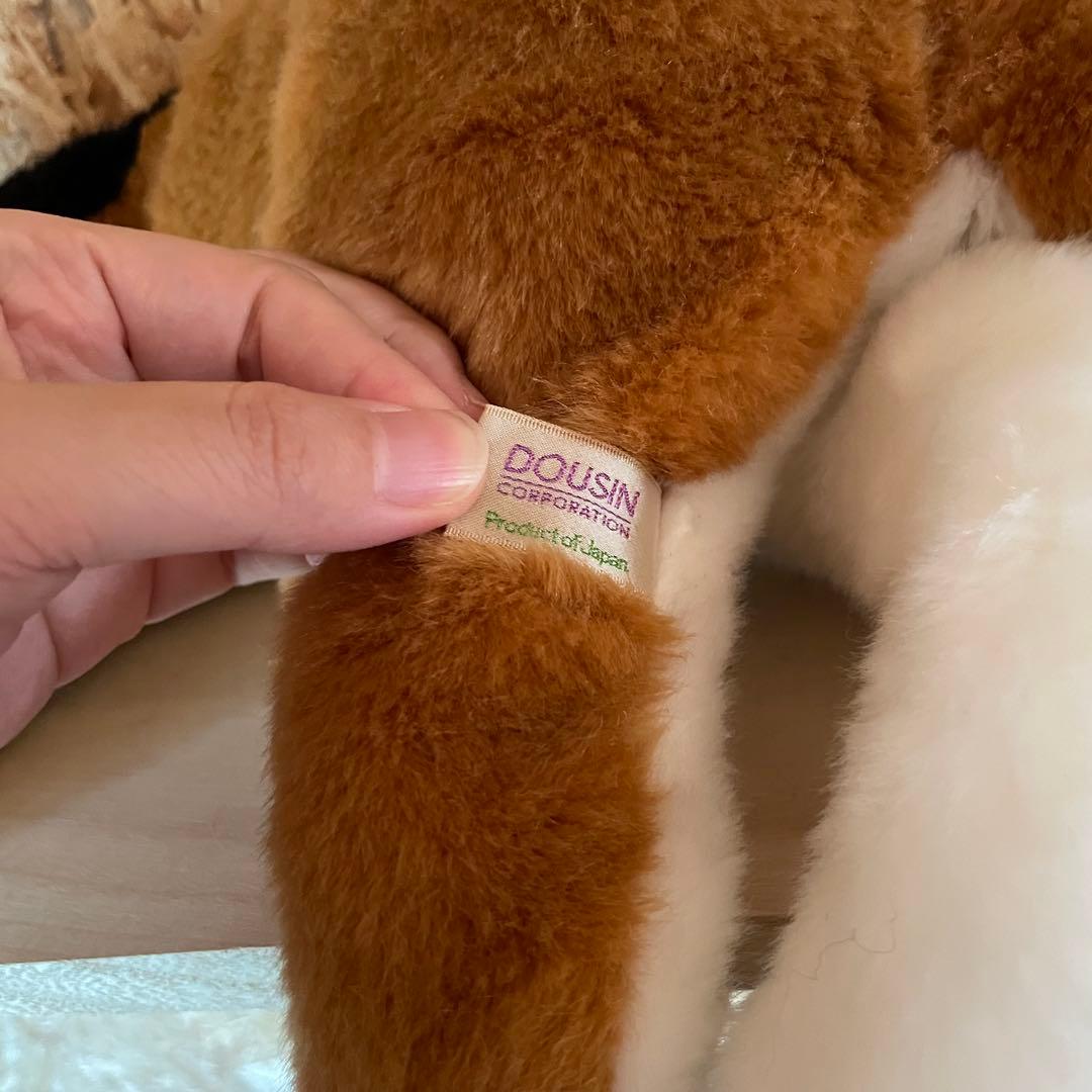 激レア　童心 DOUSIN リアル三毛猫 特大 ぬいぐるみ　レトロ
