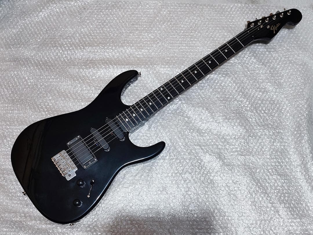 FLYSTAR エレキギター ストラトキャスター オールブラック