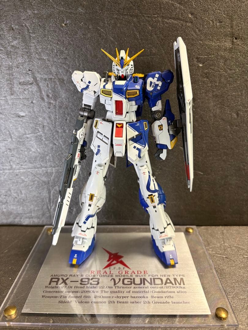 RG RX-93νガンダム 九龍版全塗装済完成品 クーロン九龍ガンダム