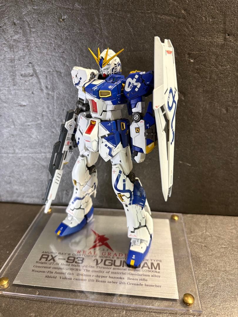 RG RX-93νガンダム 九龍版全塗装済完成品 クーロン九龍ガンダム