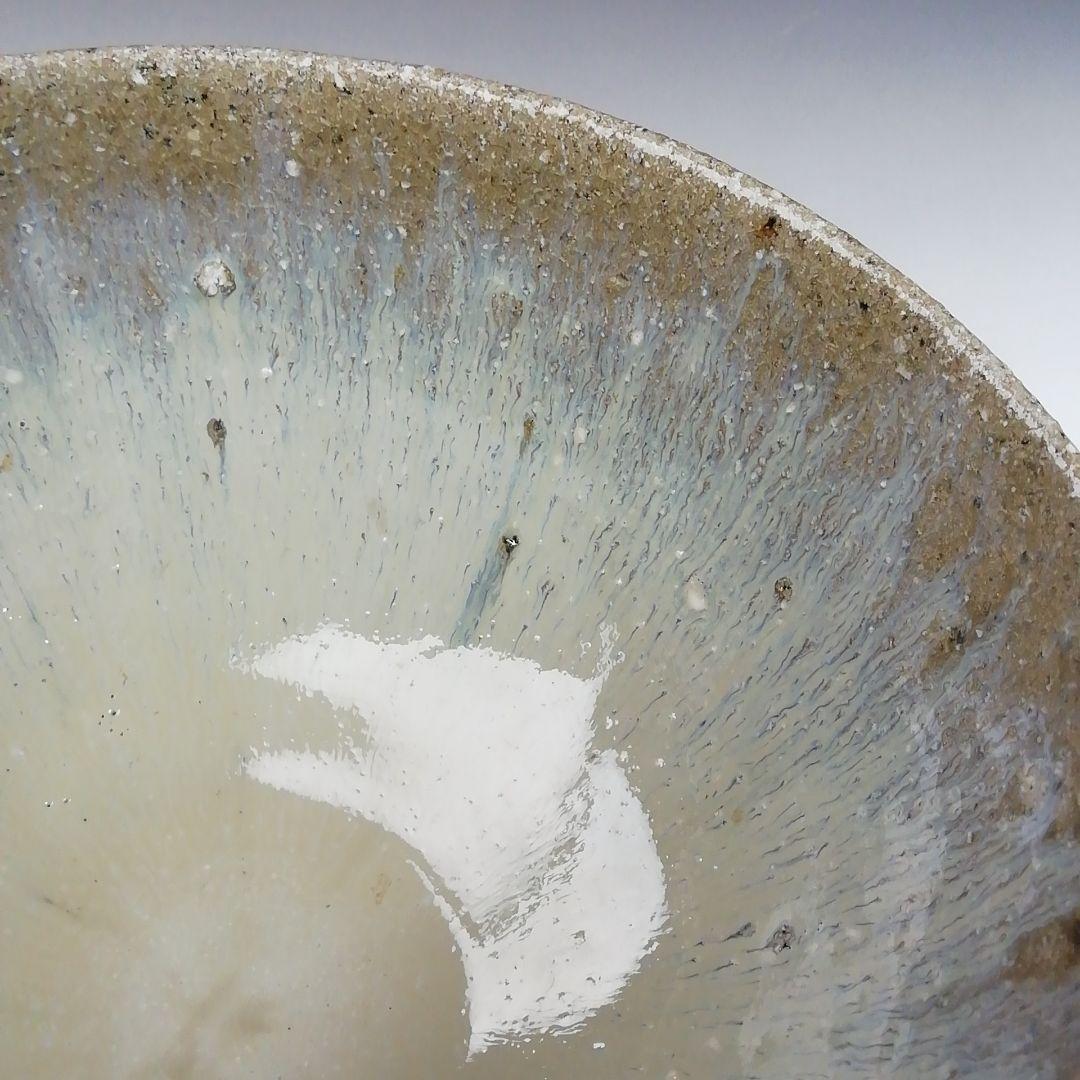 Ｔ４２０　茶碗　『唐津茶碗』『鏡山窯　井上東也 造』　共箱　抹茶碗　茶道具