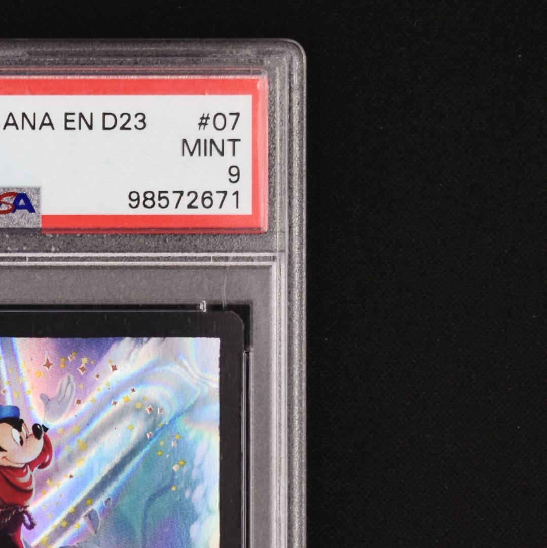 PSA9 ミッキーマウス ファンタジア ソーサラー ディズニー ロルカナ D23