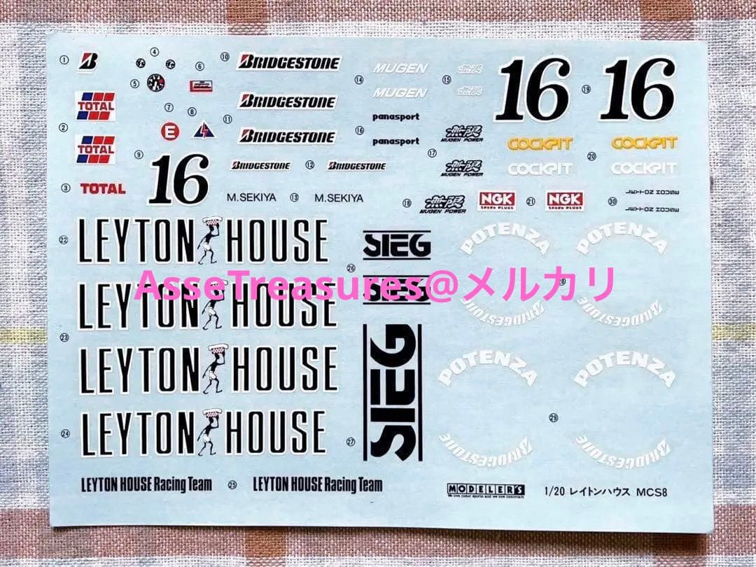 ヴィンテージ 当時モノ 絶版 旧モデラーズ 1/20 レイトンハウス 88S