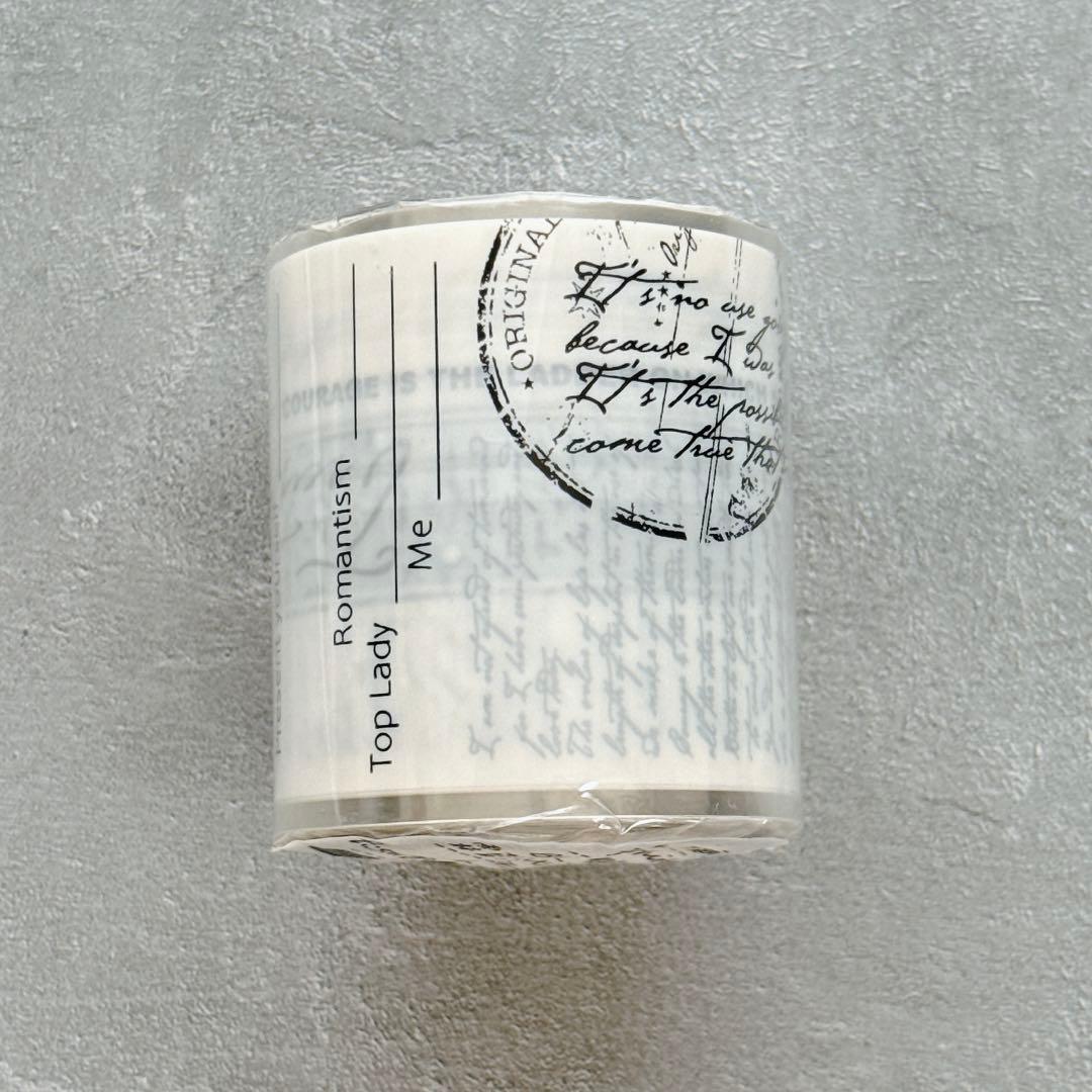 霖蓝汐原创手账《素色半透便签》海外マスキングテープ　マステ 【2649】