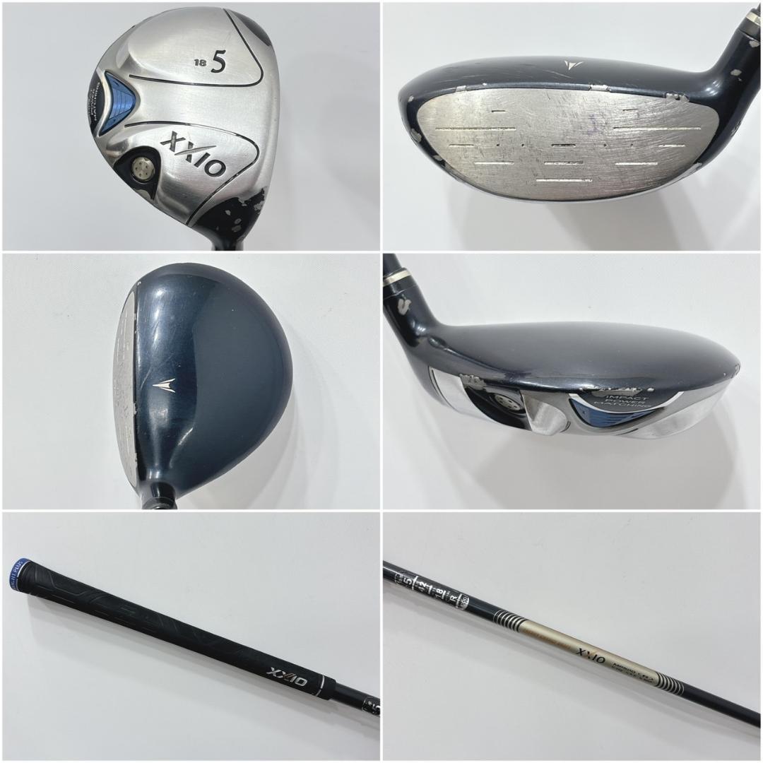 メンズ右利き初心者用　ゼクシオ　2＆5代目　ゴルフクラブセット　W-2374