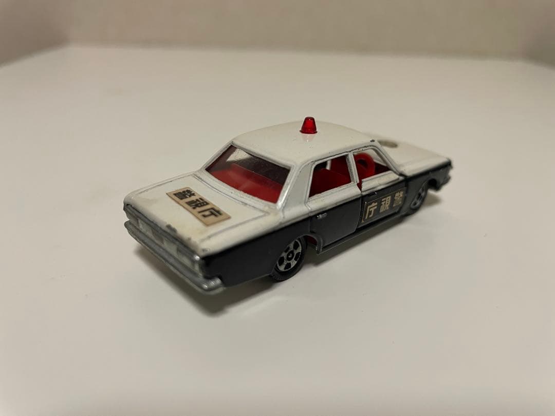 トミカ 初期　クラウン　パトカー　1Aホイール　4-1-1 黒箱　日本製