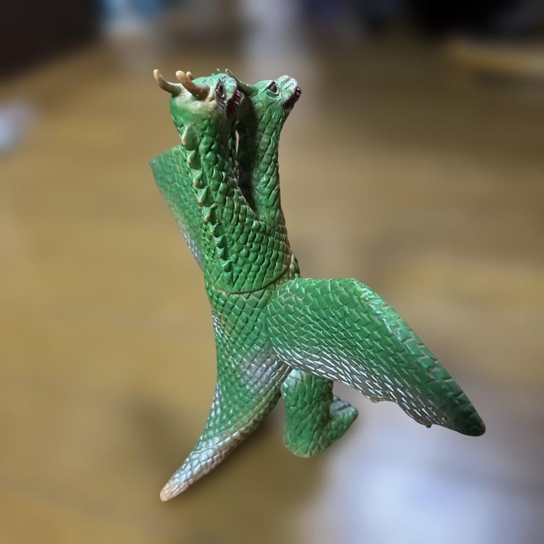 昭和レトロ 当時物 ブルマァク キングギドラ ソフビ