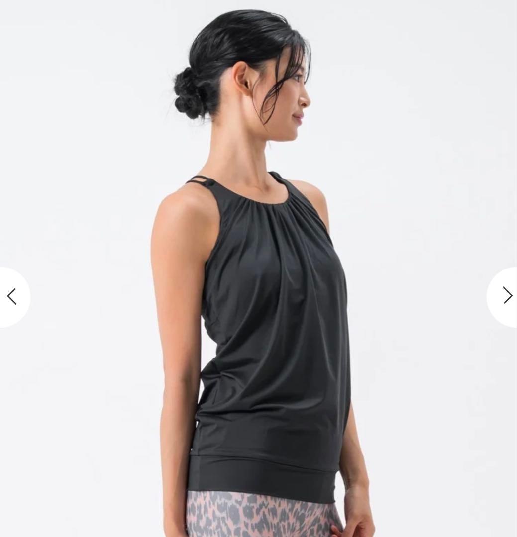 SUKALA フロントギャザークロスキャミソール