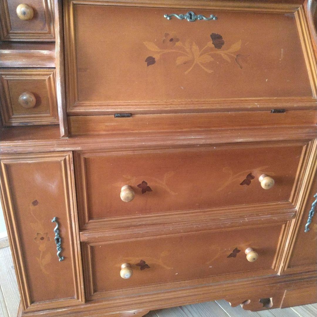 ライティング ビューロー 、木製デスク