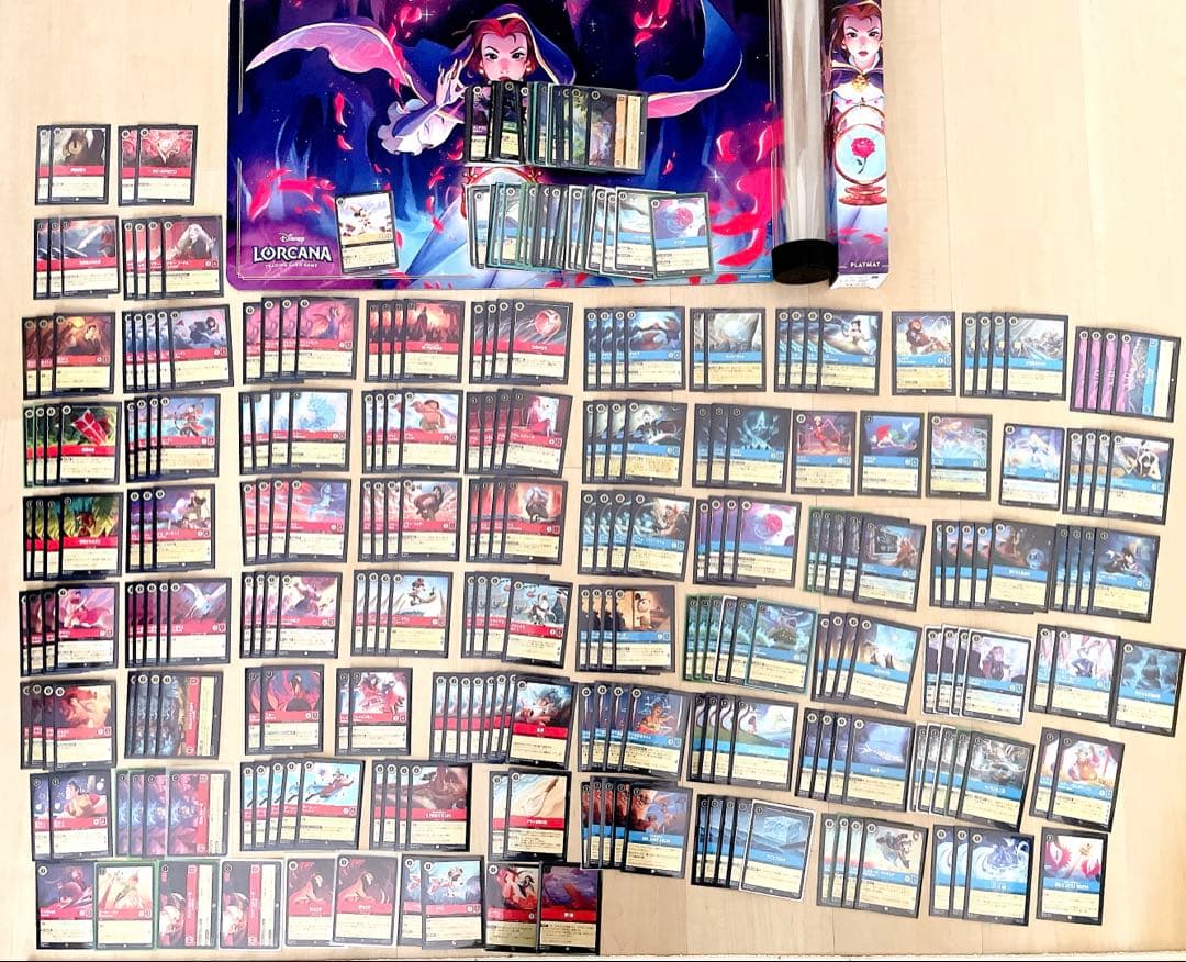 早い者勝ち❗️Lorcana ルビーサファイア　プレイマット付き