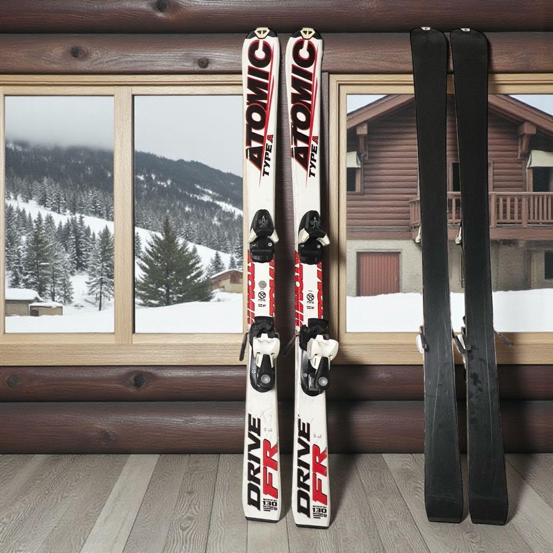 【良品】 DRIVE FR TYPE A 130 ジュニアスキー　ATOMIC