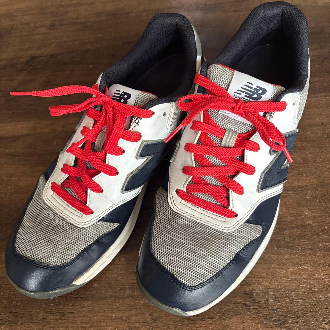 New Balance 996ゴルフシューズ ネイビー/ホワイト/レッド