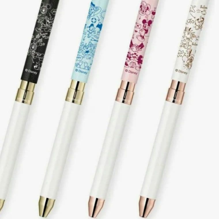 限定　ディズニー　シャーボX レザー　 4本　ボールペン 軸のみ