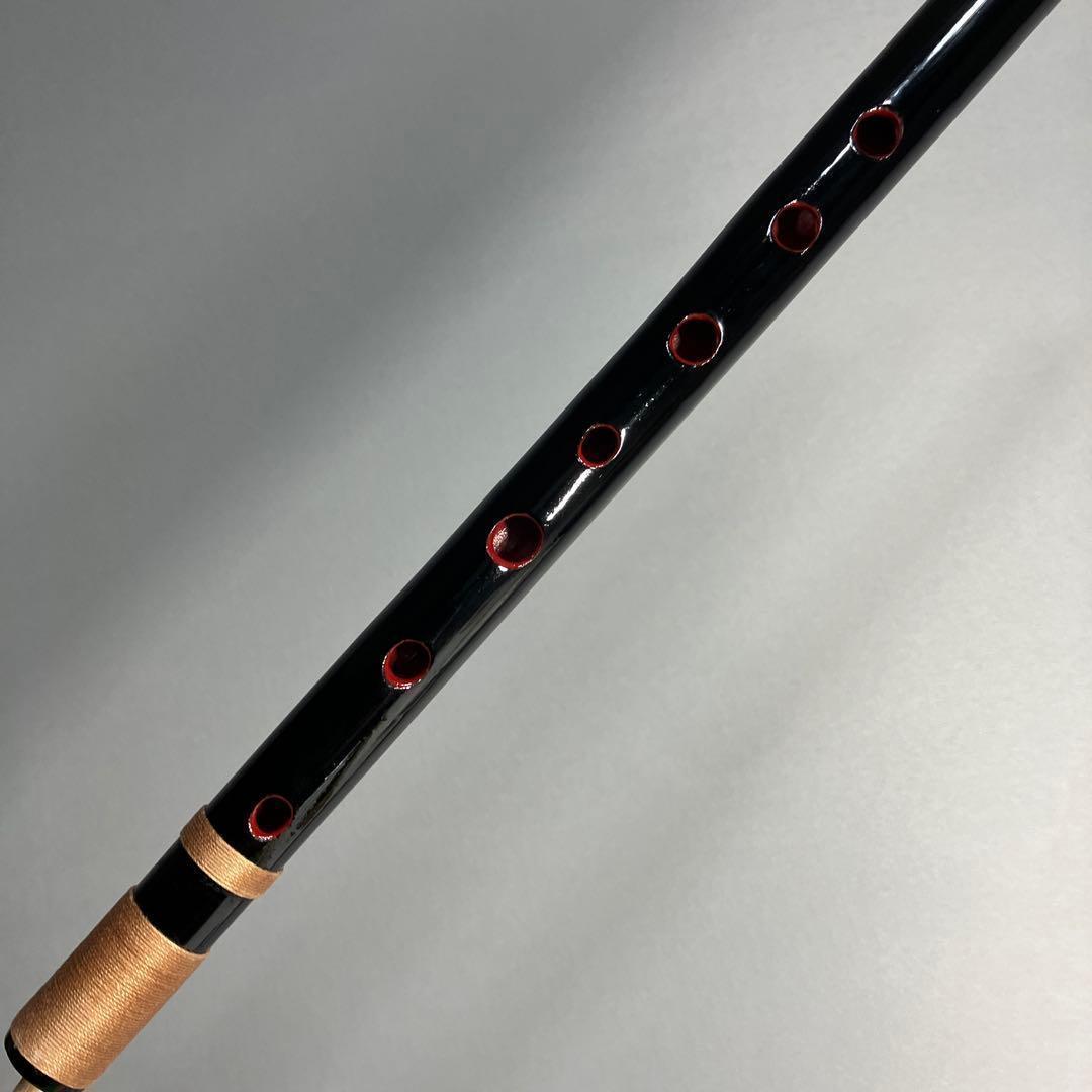 【篠笛六本調子　B♭管】唄物　ドレミ調　天地糸巻 　西洋音階CMR6-144