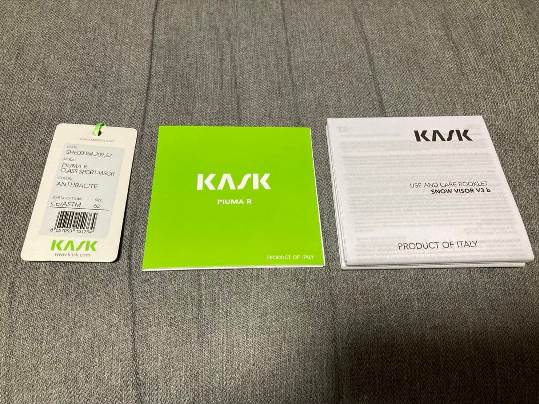 新品 KASK バイザー付き スキーヘルメット HE00064-209 62