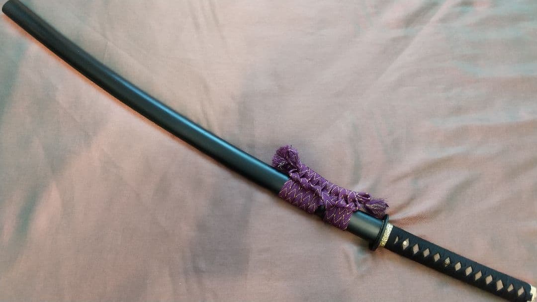 【二尺四寸二分】 居合刀 樋入り 長刀 透かし鍔 模造刀 武具 拵え 日本刀