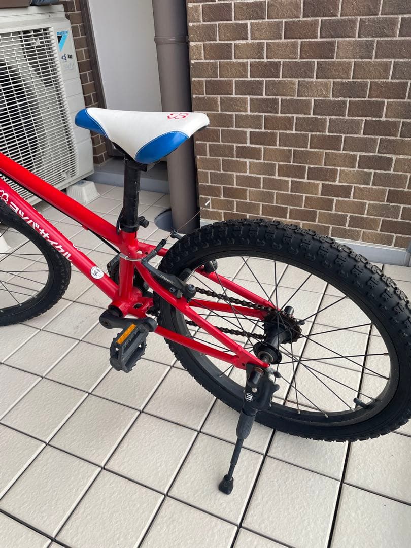 YOTSUBA CYCLE 20インチ キッズバイク 赤青 神戸市でお渡し