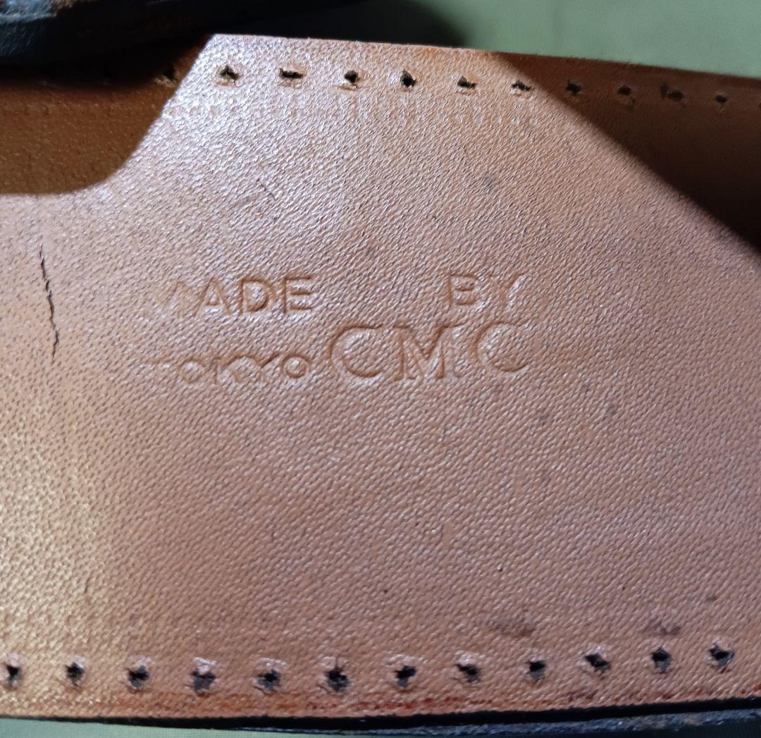 東京CMC 本革製 ガンベルト ダミーカート付 モデルガンのお供に