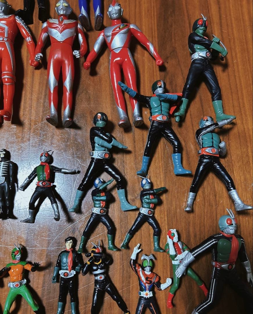 特撮ソフビまとめ売り/ウルトラマン・仮面ライダー等