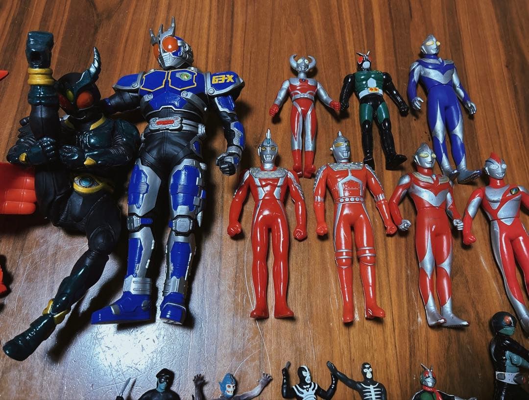 特撮ソフビまとめ売り/ウルトラマン・仮面ライダー等
