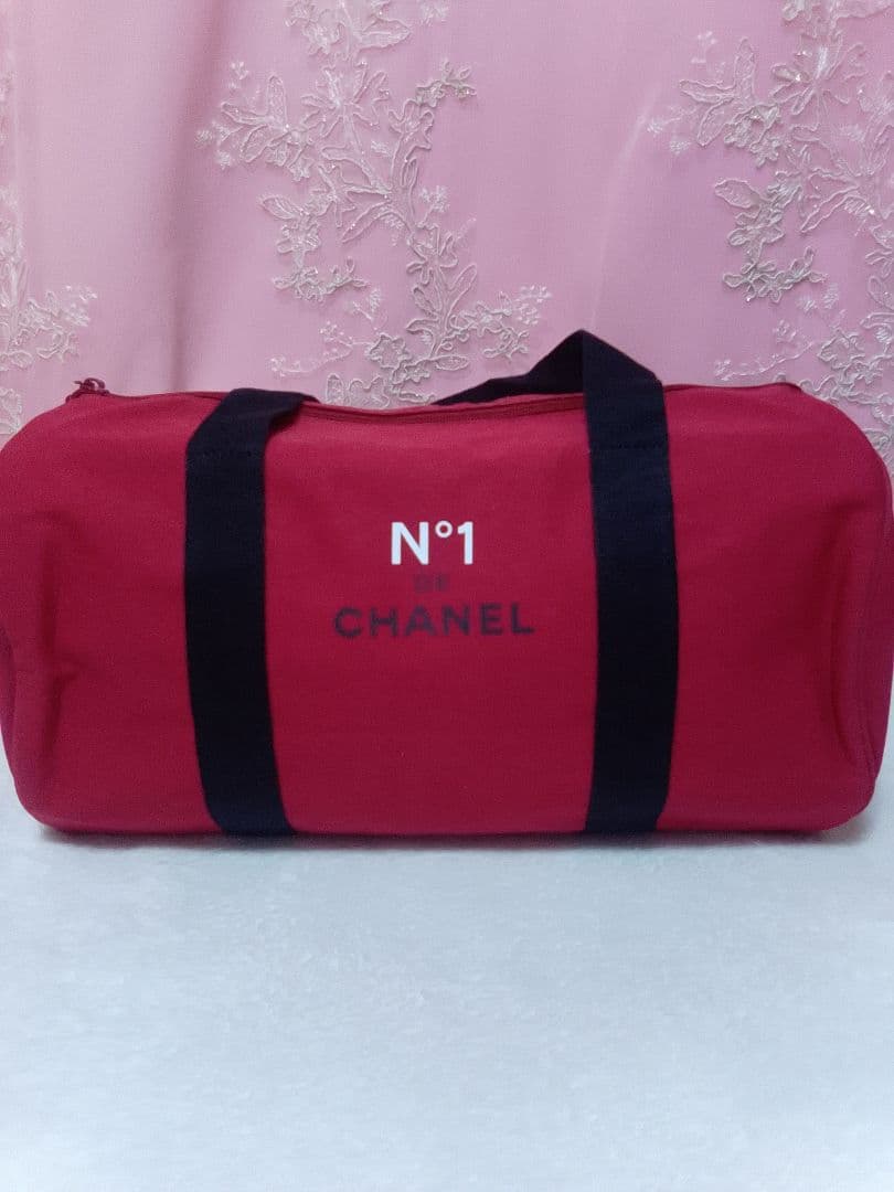 CHANEL ノベルティ N°1 DE CHANEL 赤 ボストンバッグ