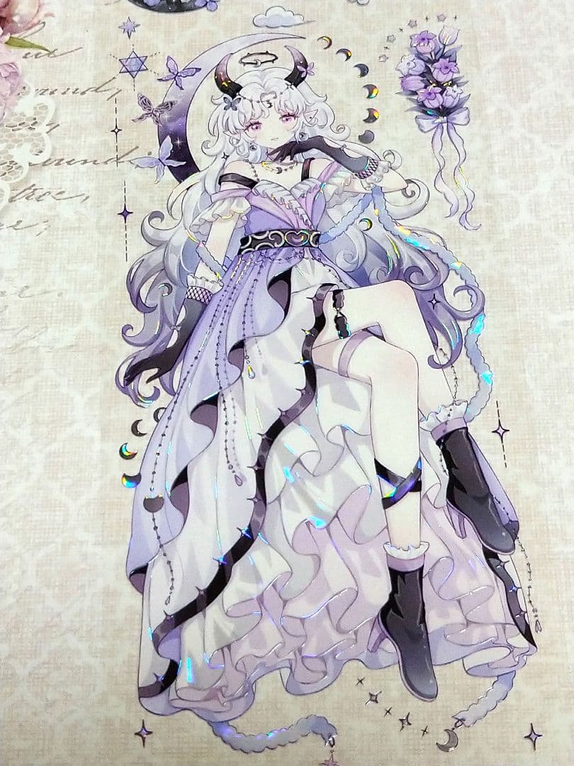 J1114＃星域魔女(贝壳光)studiovi切り売り海外人物マステ女の子