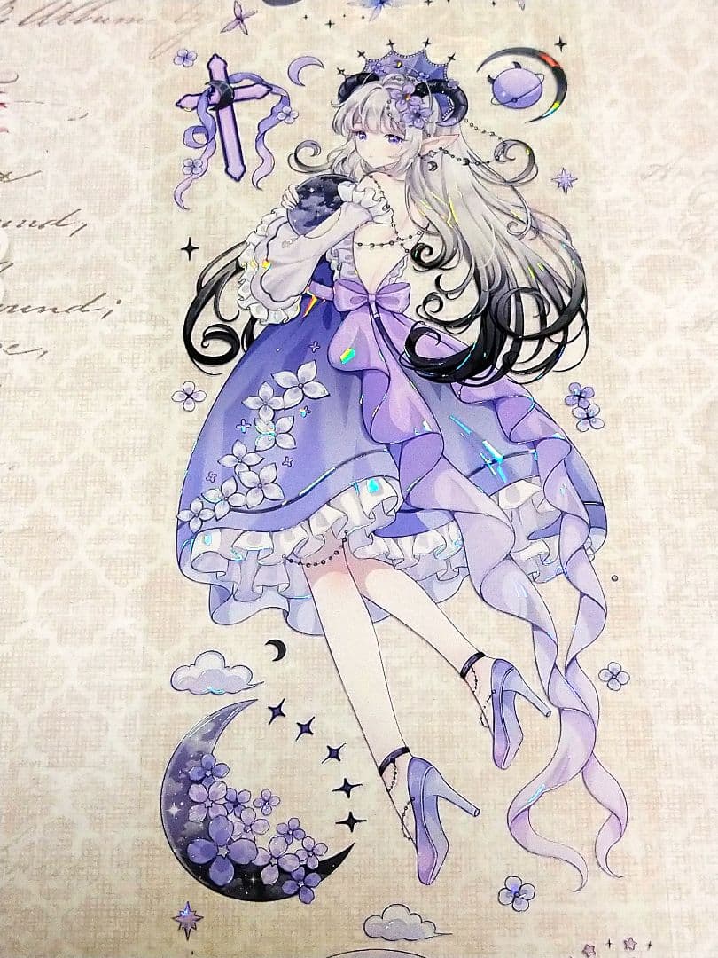 J1114＃星域魔女(贝壳光)studiovi切り売り海外人物マステ女の子