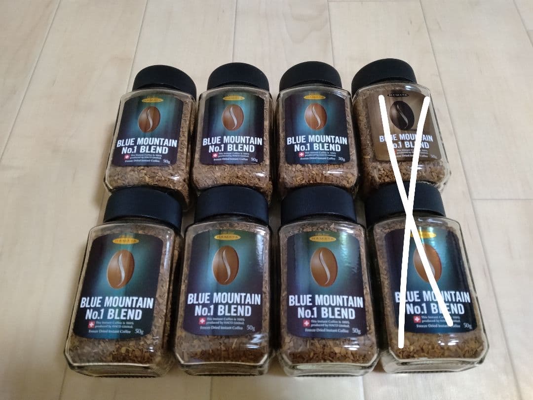 ハマヤ ブルーマウンテン NO.1 BLEND インスタントコーヒー 50g×6