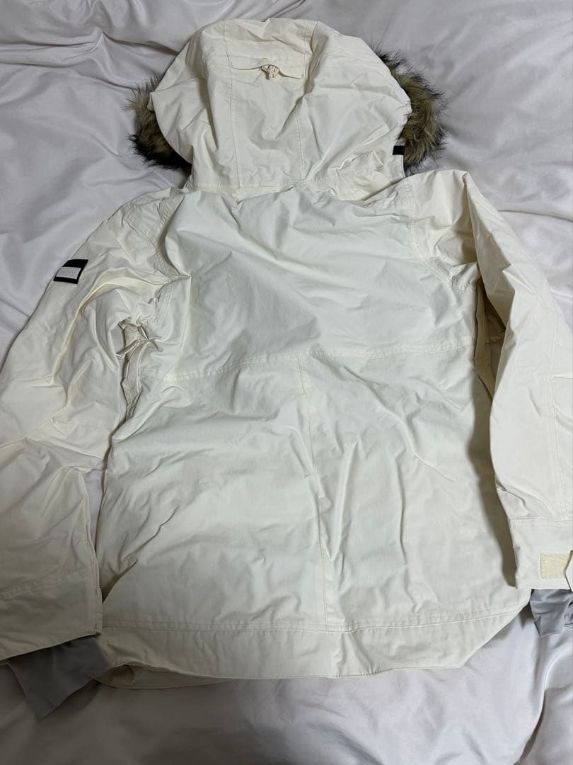 ROXY ファー付きホワイトアウター