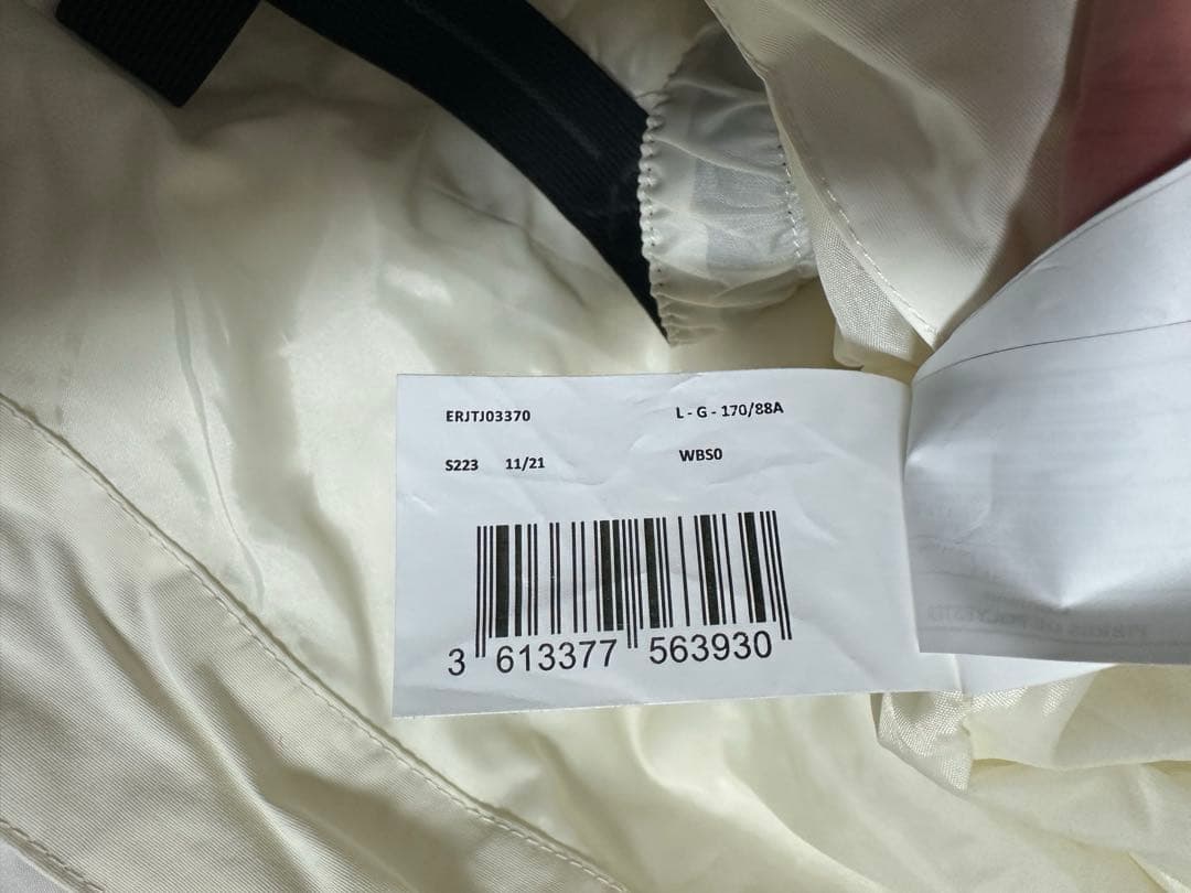 ROXY ファー付きホワイトアウター