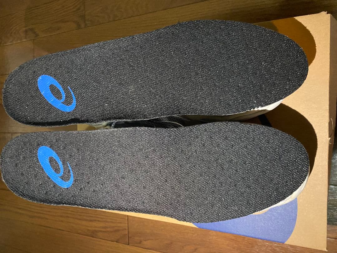 ASICS インソール 黒 青ロゴ