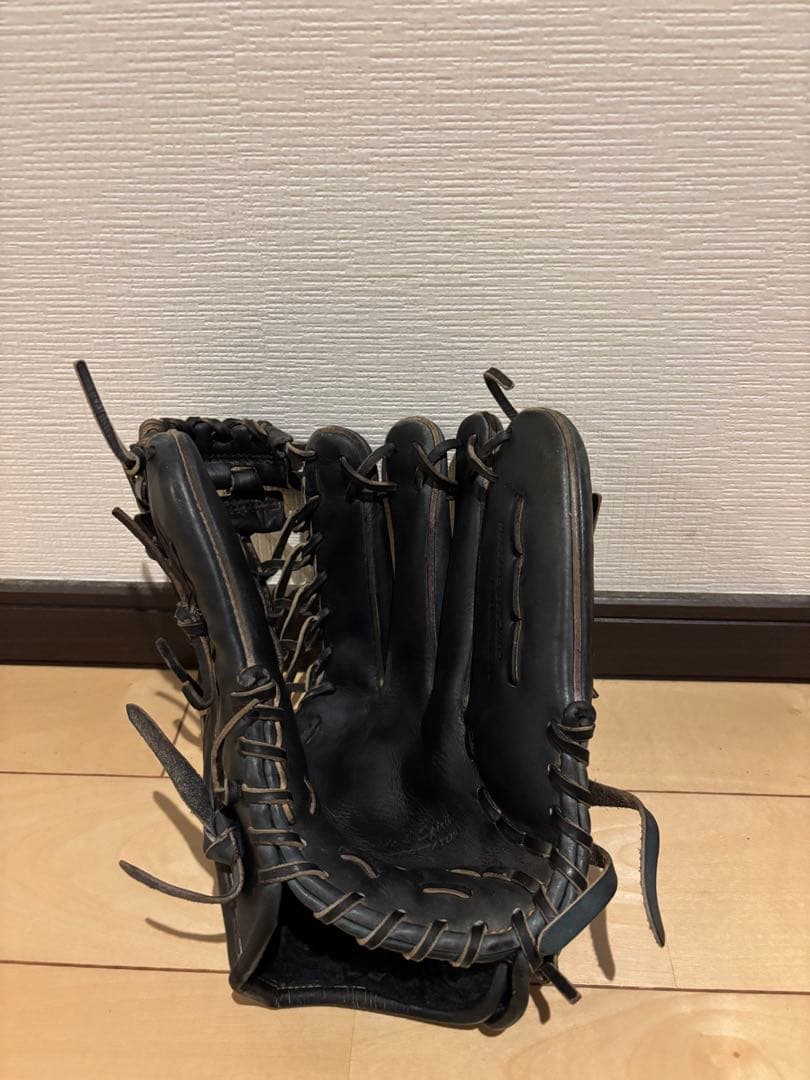 [2/5まで特別値下げ中] ZETT プロステイタス　黒 硬式グローブ外野手用