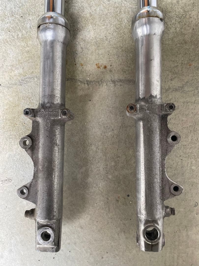 ハーレーエボスポーツスターXL1200s フロントフォーク