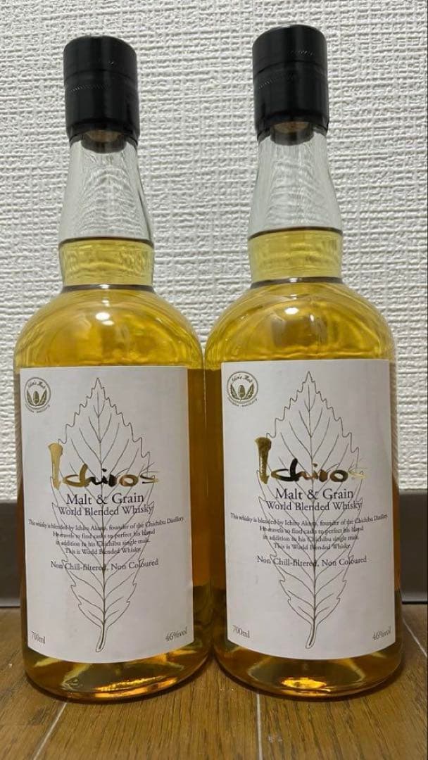 イチローズ モルト＆グレーンホワイトラベル 2本セット46° 700ml
