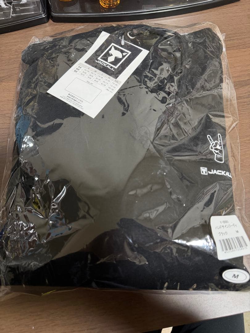 ジャッカル　ハンドサインフーディー　Mサイズ