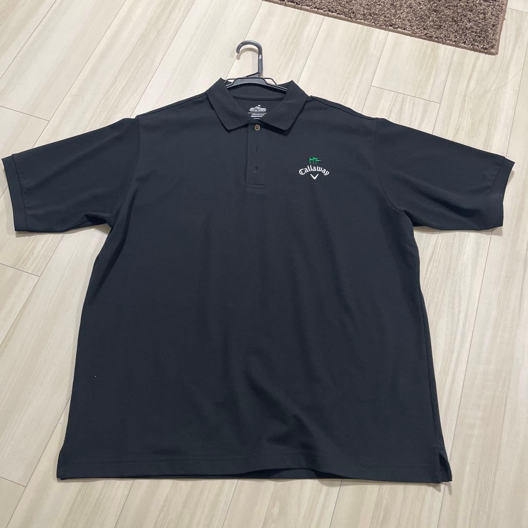 【限定】Callaway CLUBHAUS S/S Polo black コラボ