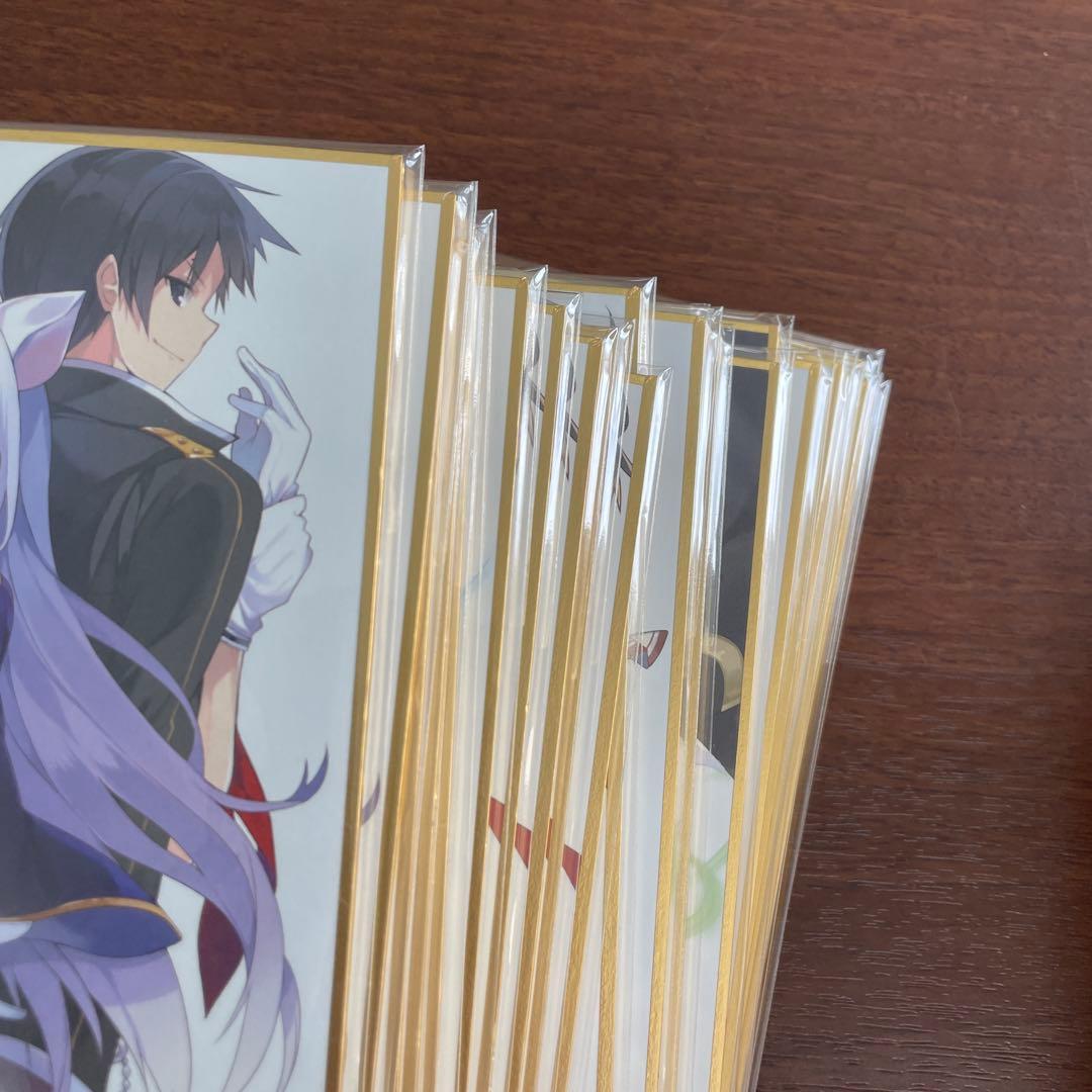 ❶①未開封 ロクでなし魔術講師と禁忌教典 ミニ色紙 C賞 全14種47枚